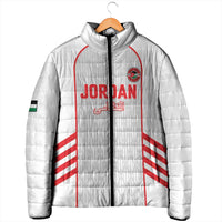 Custom Jordan Football 2026 Padded Jacket Desert Falcons Rising - White