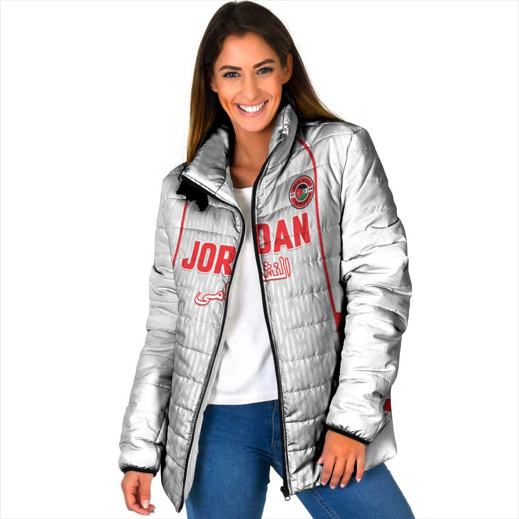 Custom Jordan Football 2026 Padded Jacket Desert Falcons Rising - White