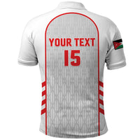Custom Jordan Football 2026 Polo Shirt Desert Falcons Rising - White