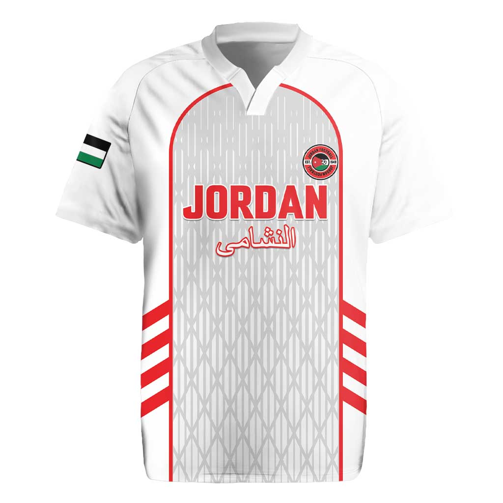 Custom Jordan Football 2026 Rugby Jersey Desert Falcons Rising - White