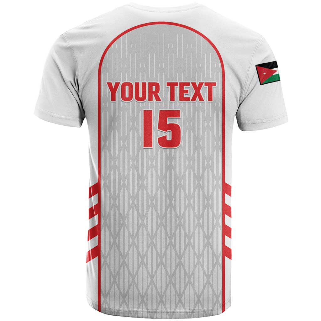 Custom Jordan Football 2026 T Shirt Desert Falcons Rising - White