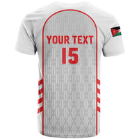 Custom Jordan Football 2026 T Shirt Desert Falcons Rising - White