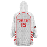 Custom Jordan Football 2026 Wearable Blanket Hoodie Desert Falcons Rising - White