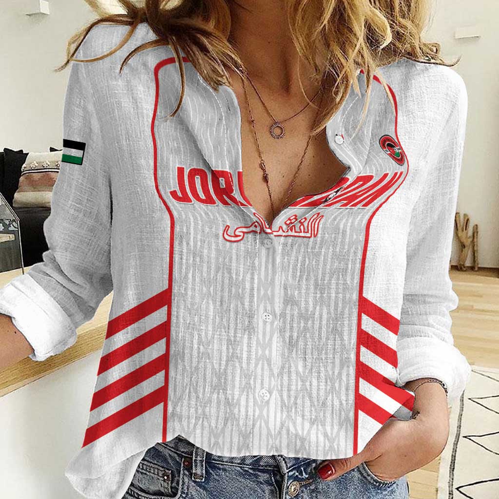 Custom Jordan Football 2026 Women Casual Shirt Desert Falcons Rising - White