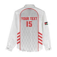 Custom Jordan Football 2026 Women Casual Shirt Desert Falcons Rising - White