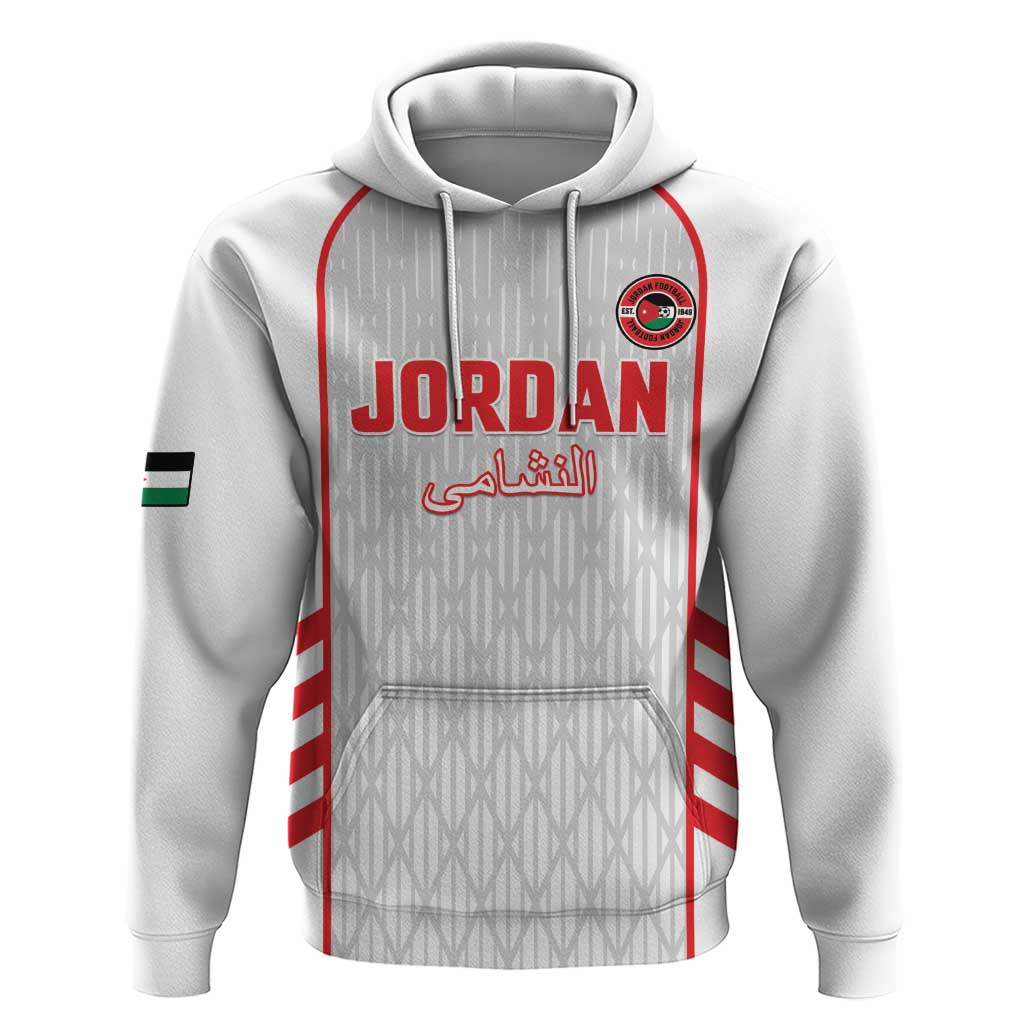 Custom Jordan Football 2026 Zip Hoodie Desert Falcons Rising - White