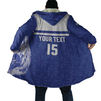 Custom Uzbekistan Football 2026 Cloak White Wolves Rising