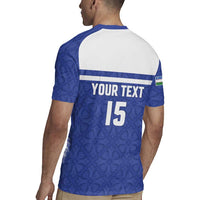Custom Uzbekistan Football 2026 Rugby Jersey White Wolves Rising