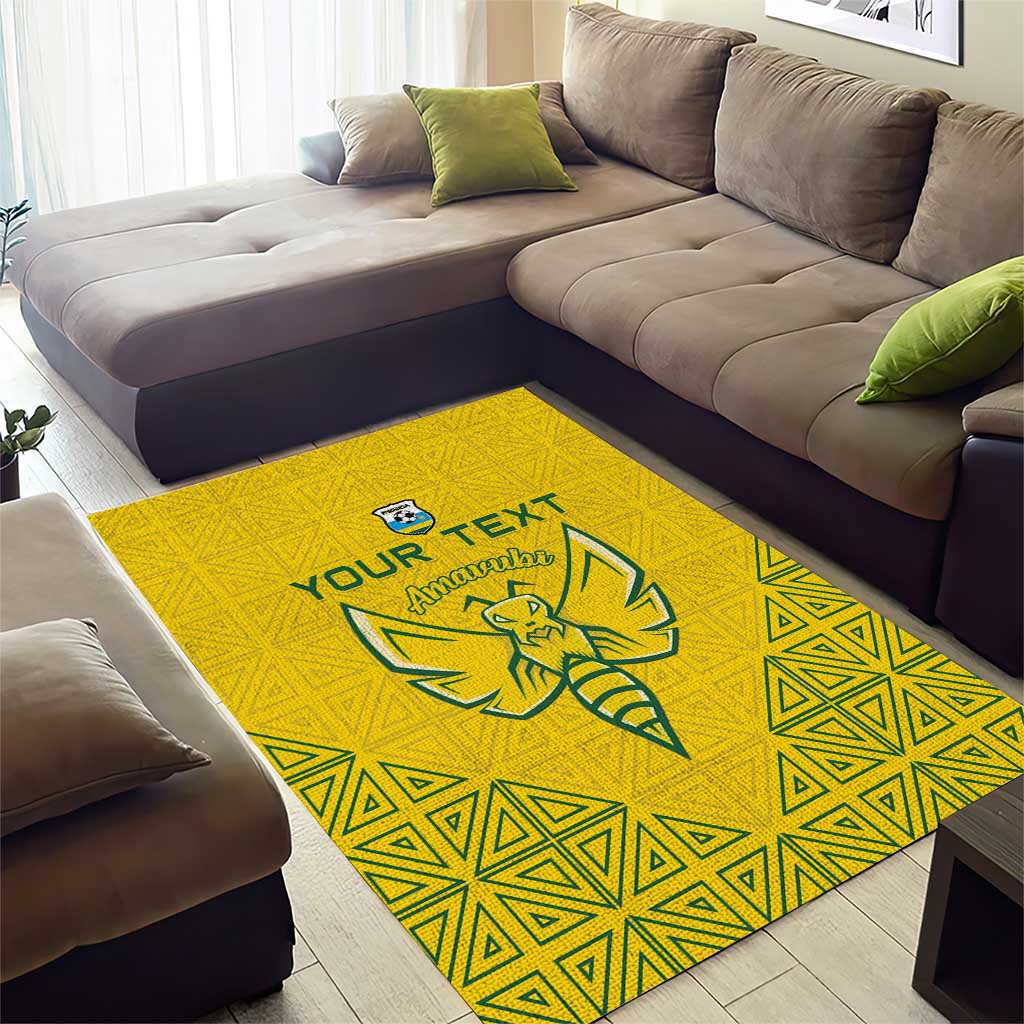 Custom Rwanda Football Area Rug Amavubi Oyeee!