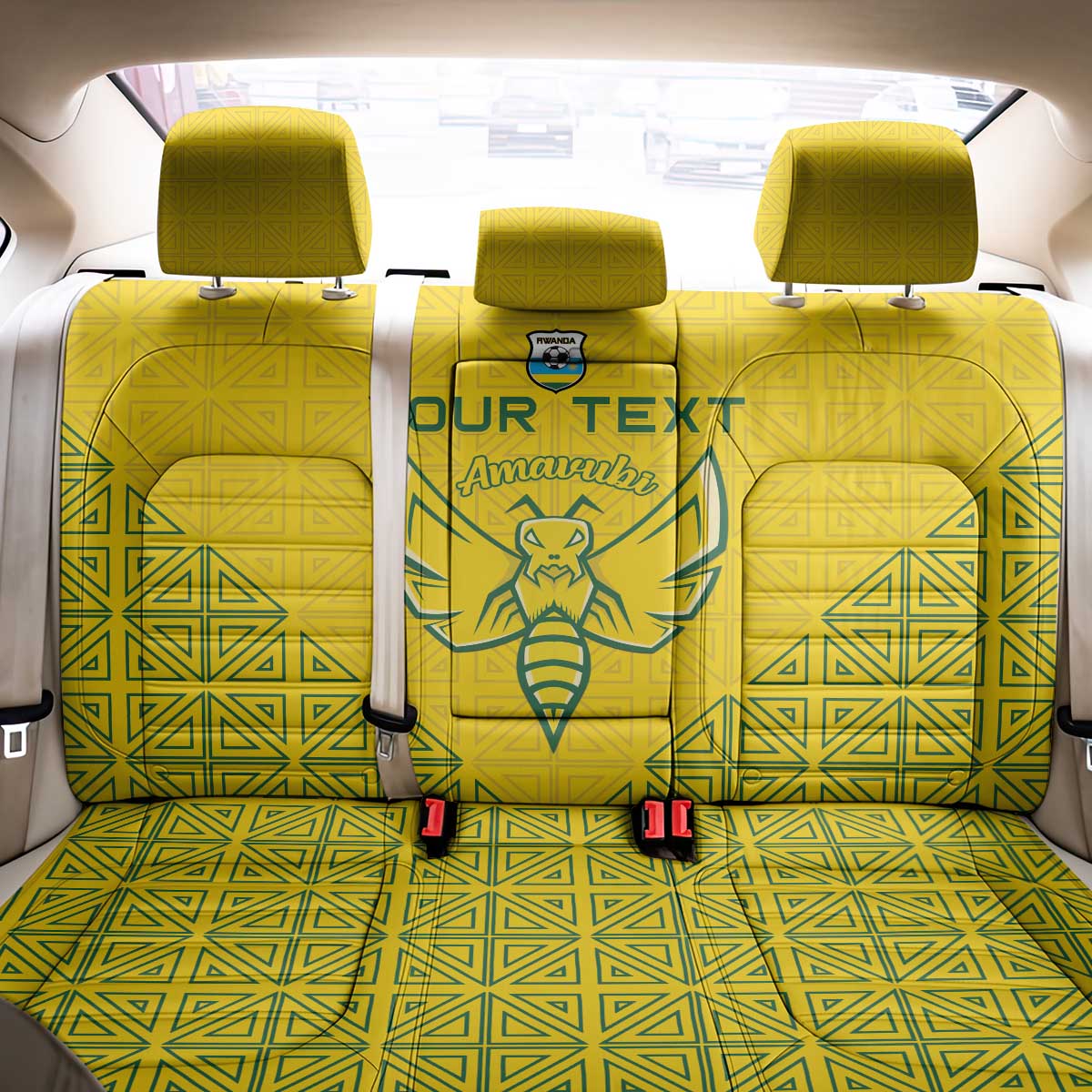 Custom Rwanda Football Back Car Seat Cover Amavubi Oyeee!