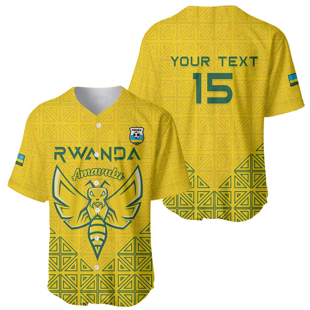 Custom Rwanda Football Baseball Jersey Amavubi Oyeee!