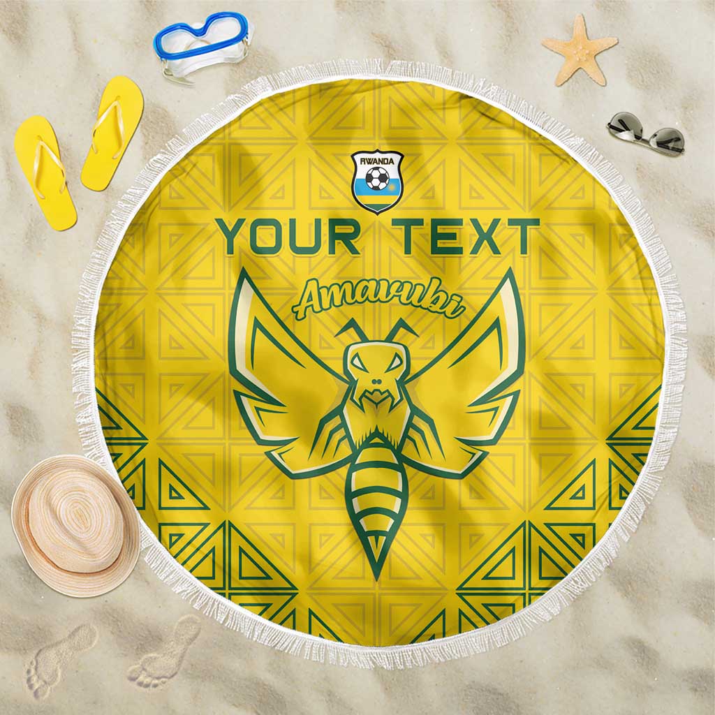 Custom Rwanda Football Beach Blanket Amavubi Oyeee!