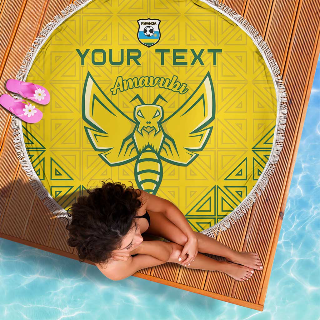 Custom Rwanda Football Beach Blanket Amavubi Oyeee!