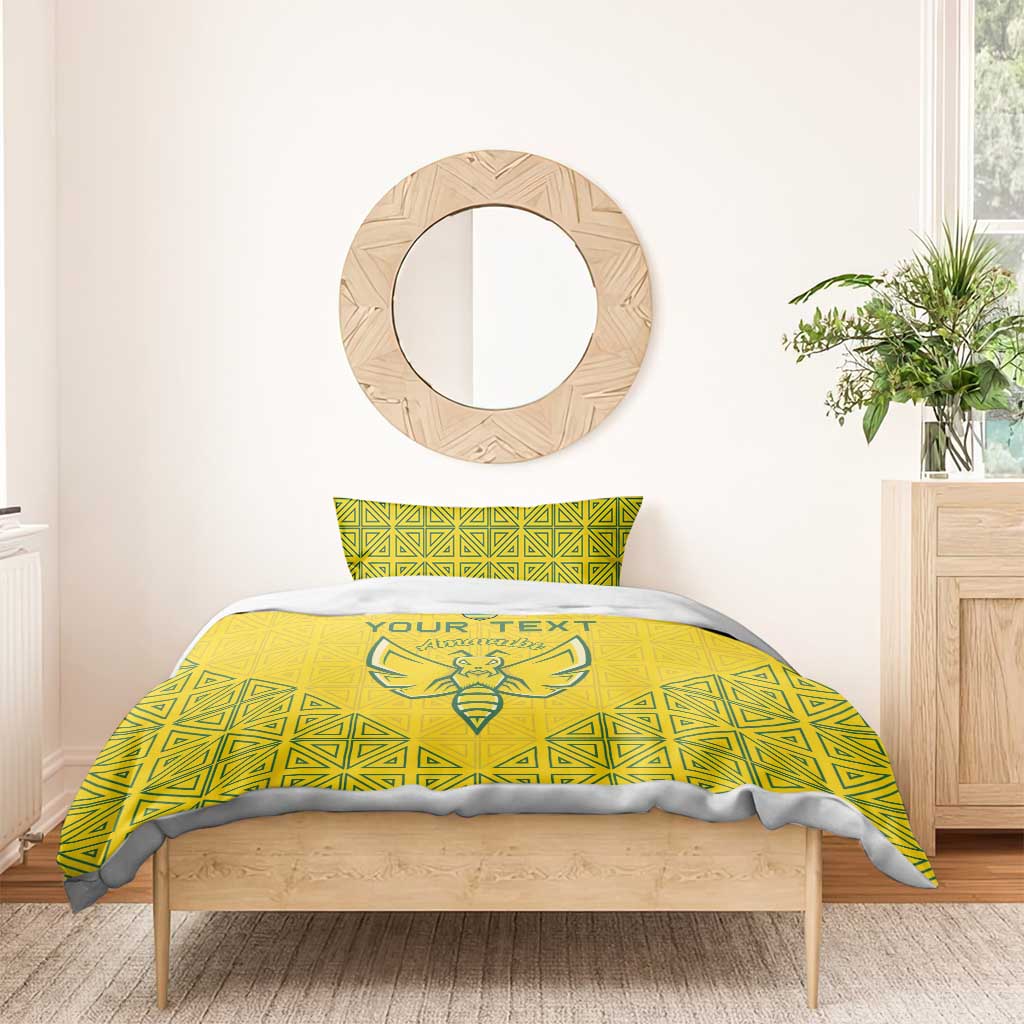 Custom Rwanda Football Bedding Set Amavubi Oyeee!