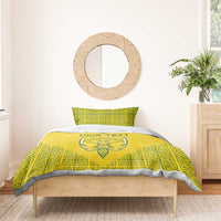 Custom Rwanda Football Bedding Set Amavubi Oyeee!