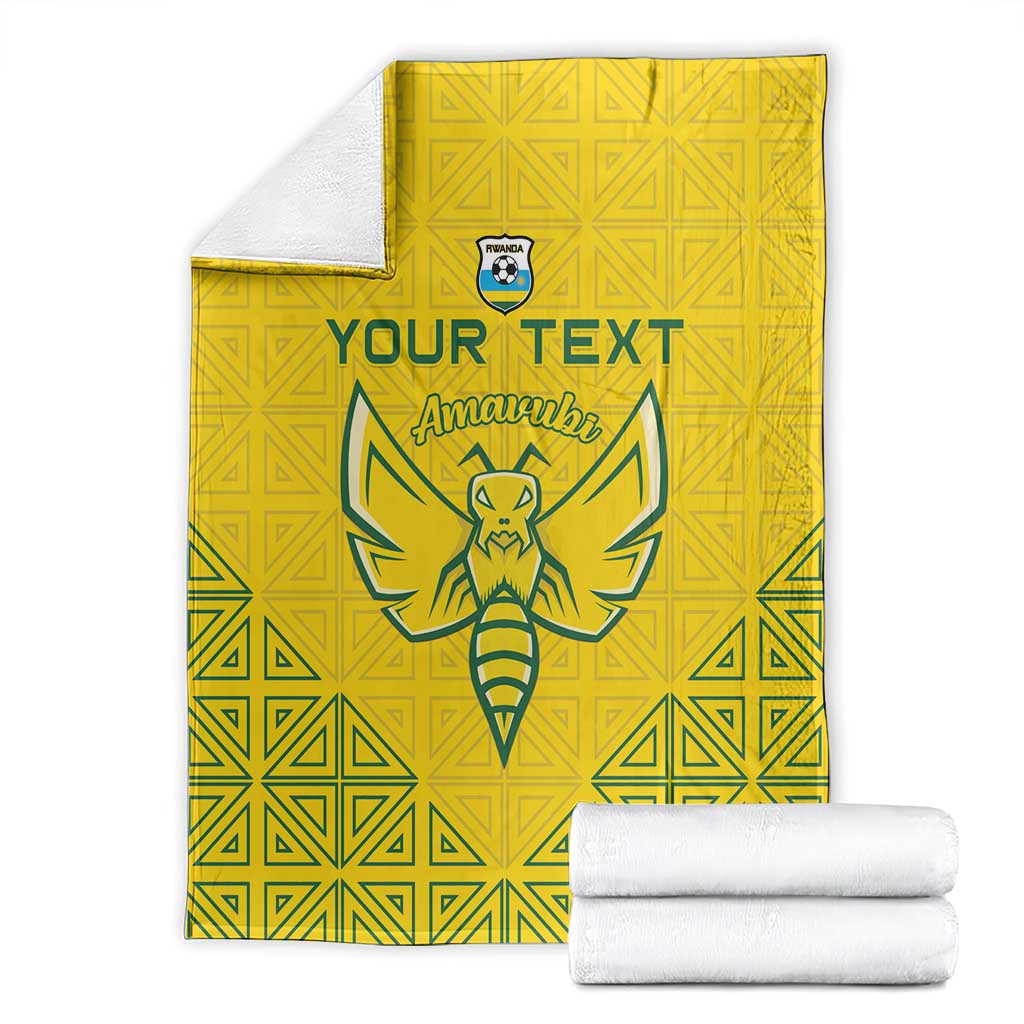 Custom Rwanda Football Blanket Amavubi Oyeee!
