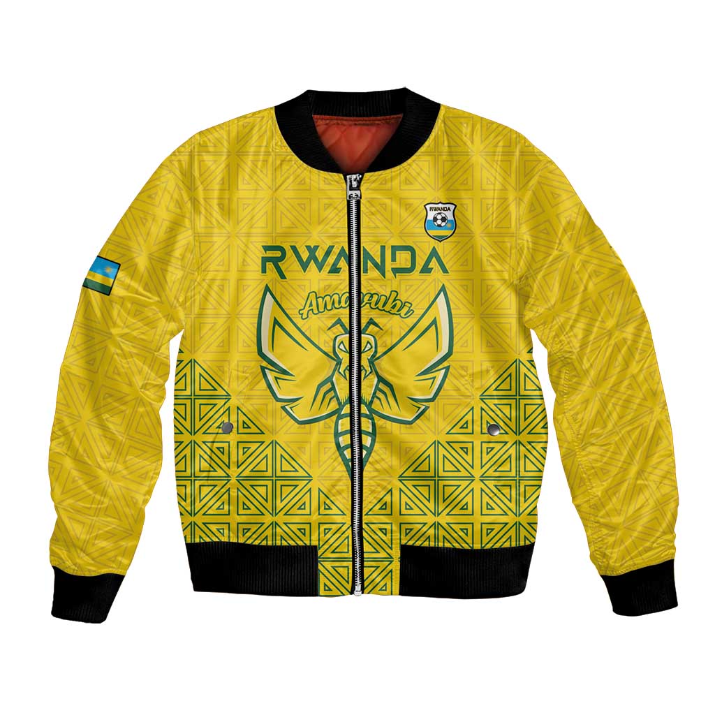 Custom Rwanda Football Bomber Jacket Amavubi Oyeee!