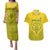 Custom Rwanda Football Couples Matching Puletasi and Hawaiian Shirt Amavubi Oyeee!