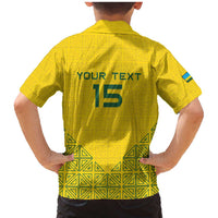 Custom Rwanda Football Family Matching Mermaid Dress and Hawaiian Shirt Amavubi Oyeee!