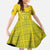 Custom Rwanda Football Family Matching Off The Shoulder Long Sleeve Dress and Hawaiian Shirt Amavubi Oyeee!