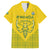 Custom Rwanda Football Family Matching Off The Shoulder Long Sleeve Dress and Hawaiian Shirt Amavubi Oyeee!