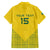 Custom Rwanda Football Family Matching Off The Shoulder Long Sleeve Dress and Hawaiian Shirt Amavubi Oyeee!