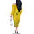 Custom Rwanda Football Family Matching Off The Shoulder Long Sleeve Dress and Hawaiian Shirt Amavubi Oyeee!