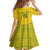 Custom Rwanda Football Family Matching Off Shoulder Short Dress and Hawaiian Shirt Amavubi Oyeee!