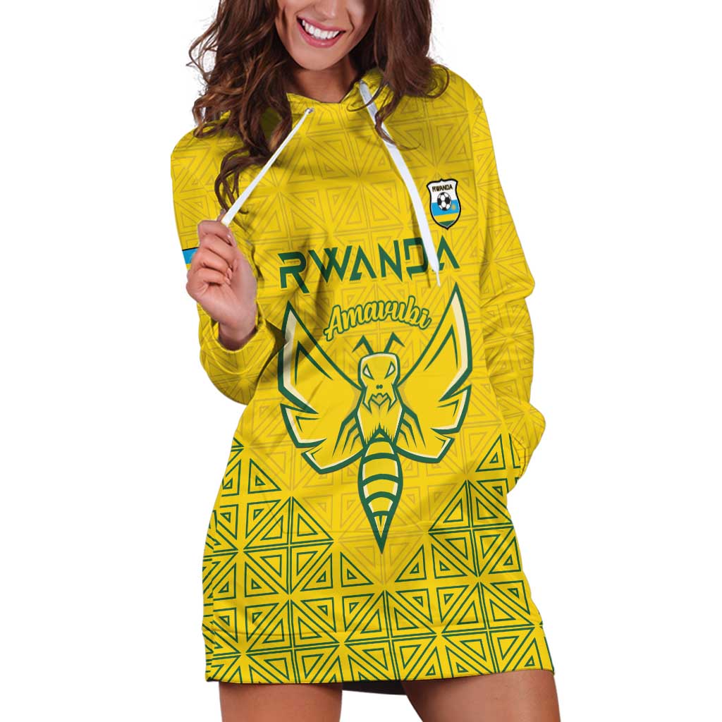 Custom Rwanda Football Hoodie Dress Amavubi Oyeee!