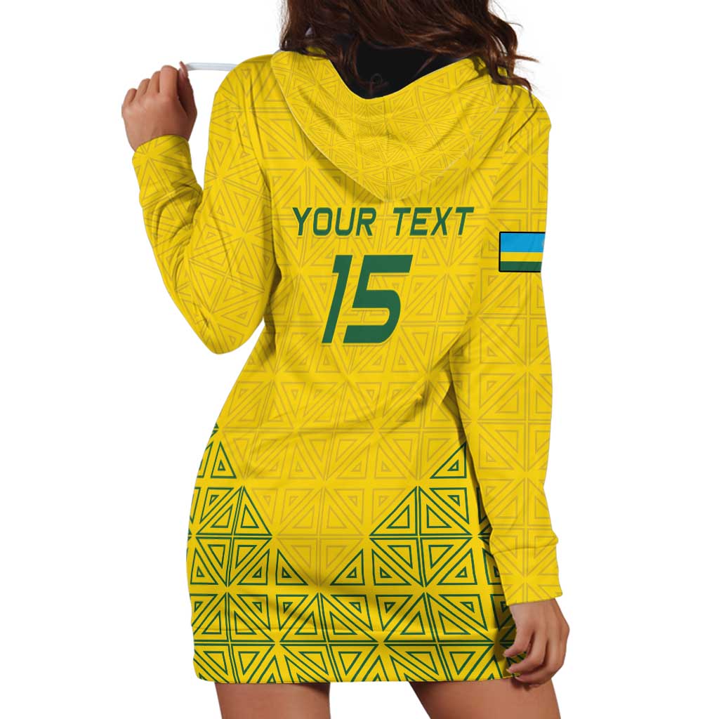 Custom Rwanda Football Hoodie Dress Amavubi Oyeee!