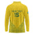 Custom Rwanda Football Long Sleeve Polo Shirt Amavubi Oyeee!