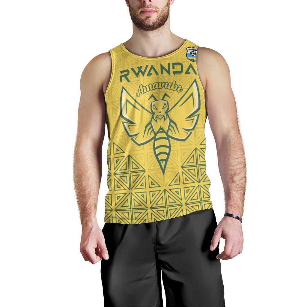 Custom Rwanda Football Men Tank Top Amavubi Oyeee!