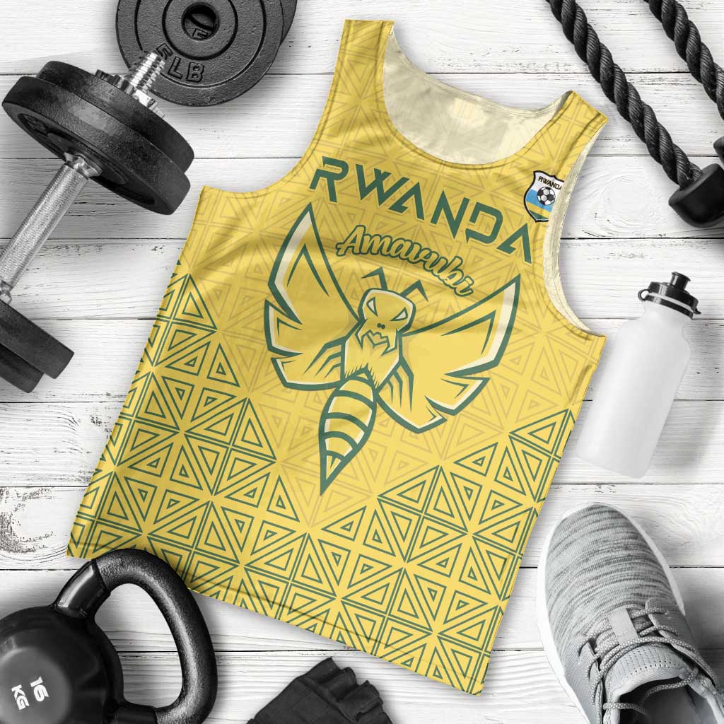 Custom Rwanda Football Men Tank Top Amavubi Oyeee!