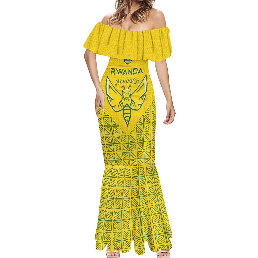 Custom Rwanda Football Mermaid Dress Amavubi Oyeee!