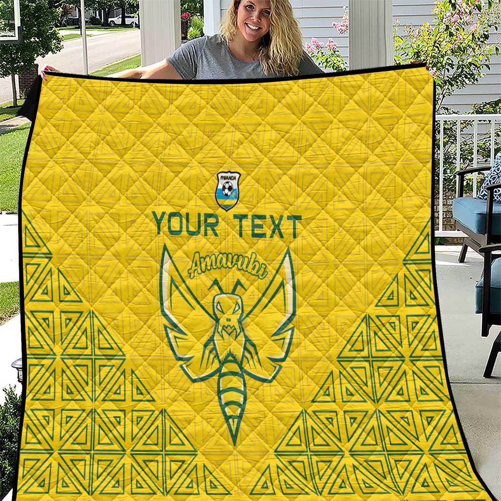 Custom Rwanda Football Quilt Amavubi Oyeee!