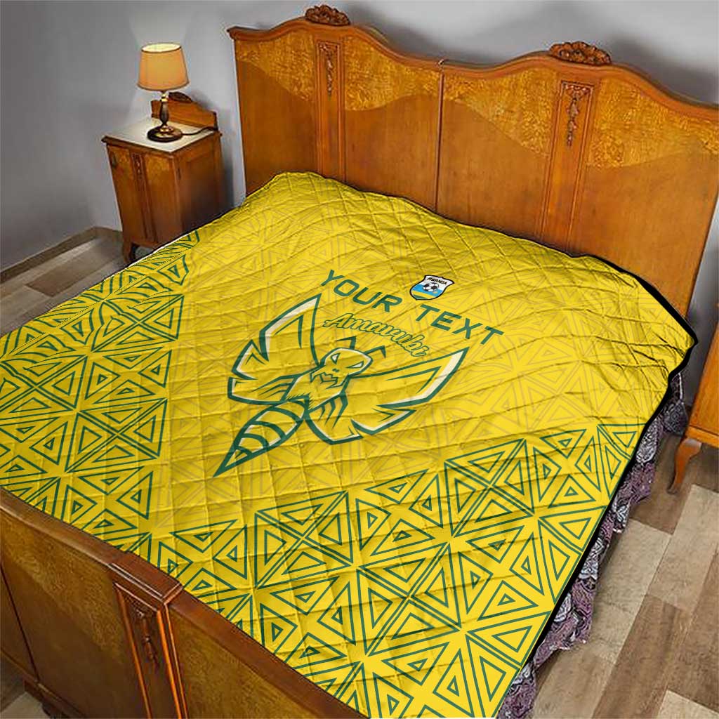 Custom Rwanda Football Quilt Amavubi Oyeee!