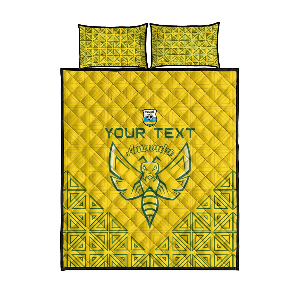Custom Rwanda Football Quilt Bed Set Amavubi Oyeee!