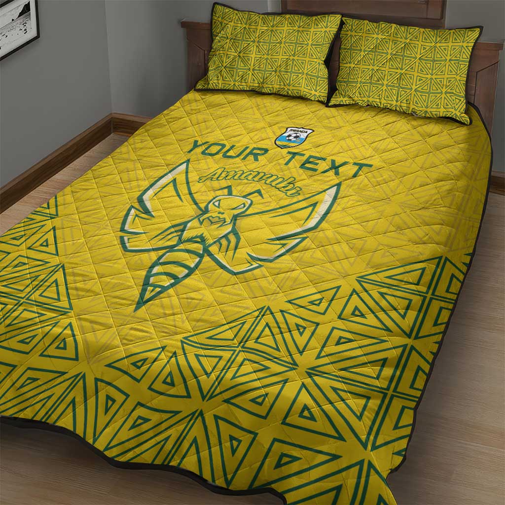 Custom Rwanda Football Quilt Bed Set Amavubi Oyeee!