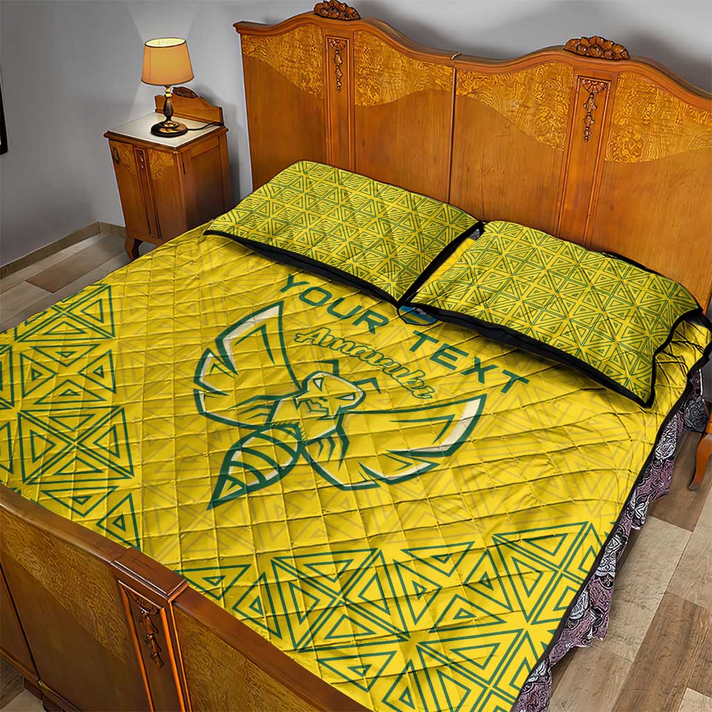 Custom Rwanda Football Quilt Bed Set Amavubi Oyeee!