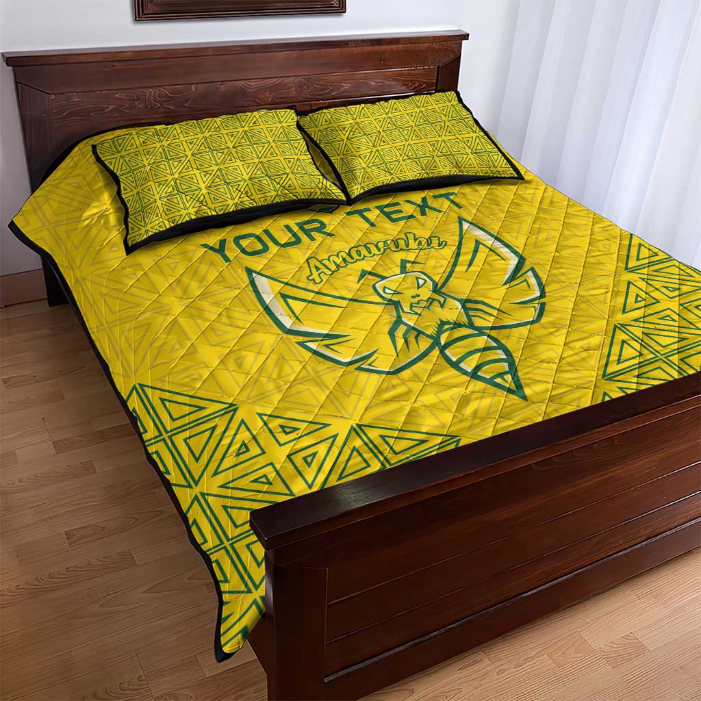 Custom Rwanda Football Quilt Bed Set Amavubi Oyeee!
