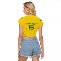 Custom Rwanda Football Raglan Cropped T Shirt Amavubi Oyeee!