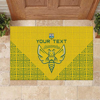 Custom Rwanda Football Rubber Doormat Amavubi Oyeee!