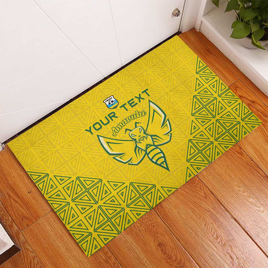 Custom Rwanda Football Rubber Doormat Amavubi Oyeee!