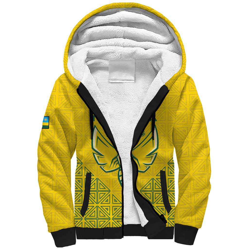 Custom Rwanda Football Sherpa Hoodie Amavubi Oyeee!