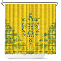 Custom Rwanda Football Shower Curtain Amavubi Oyeee!