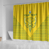Custom Rwanda Football Shower Curtain Amavubi Oyeee!