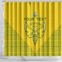 Custom Rwanda Football Shower Curtain Amavubi Oyeee!