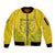 Custom Rwanda Football Sleeve Zip Bomber Jacket Amavubi Oyeee!
