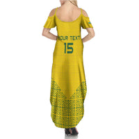 Custom Rwanda Football Summer Maxi Dress Amavubi Oyeee!