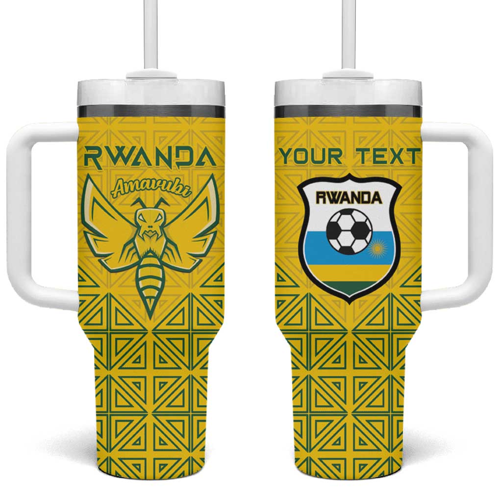 Custom Rwanda Football Tumbler With Handle Amavubi Oyeee!